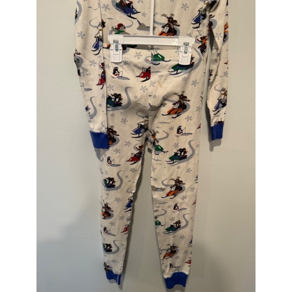 Hanna Andersson Pajamas "Go By Snow" 130 cm 8 Play - Picture 6 of 6